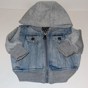 Infant Denim Hooded Jacket